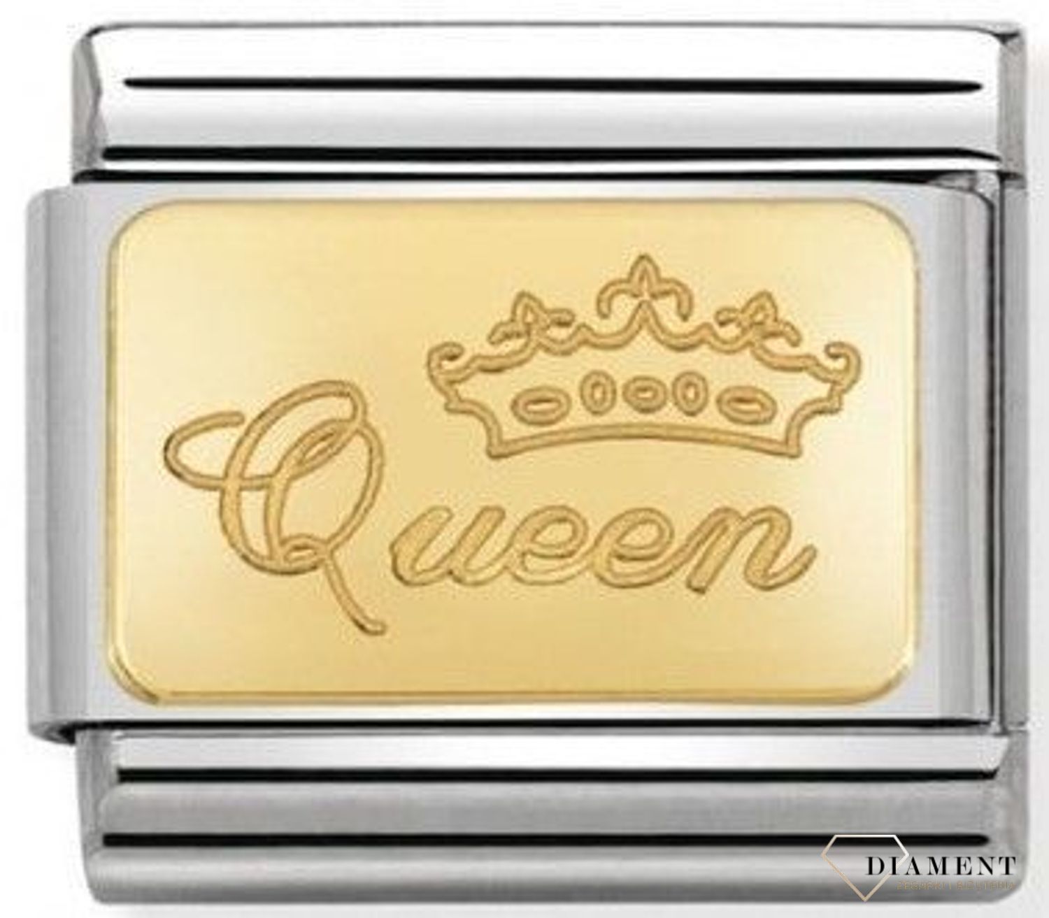 Nomination - Link 18K zawieszka złoto 'Królowa' 030121 49 biżuteria nomination nomination zawieszki nomination baza.jpg